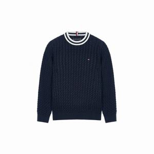 [TOMMY HILFIGER KIDS] 링거 케이블 스웨터 (T42E6WWO020BT1DW5)