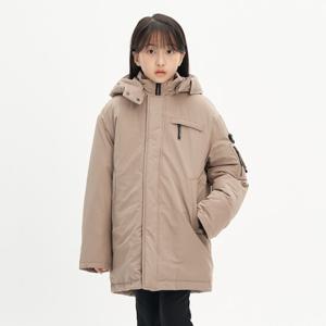 N214KPD010 패딩 야상형 점퍼 BEIGE