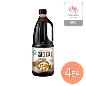 청정원 장아찌 간장소스 1.7L x 4개