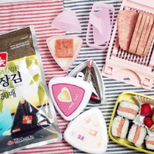 삼각김밥 만들기(슬라+김밥틀소+삼각틀+김50+도시락2)