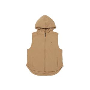 챔피온 23FW US 여성 C로고 후드 퀼팅 베스트 (CAMEL) CKJA3F065CM