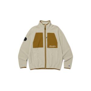 챔피온 23FW US친환경 Global Explorer Fleece 자켓 (NORMAL BEIGE) CKJA3F403I2