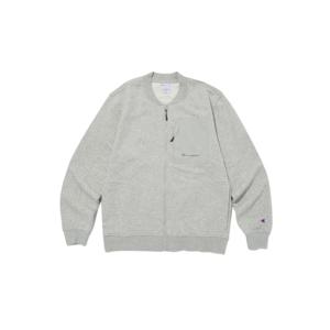 챔피온 23FW US친환경 Global Explorer Fleece 기모 봄버자켓 (NORMAL GREY) CKJA3F009G2