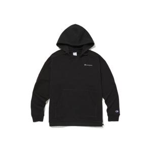 챔피온 23FW US친환경 Global Explorer Fleece 기모 후드티 (BLACK) CKTS3F809BK