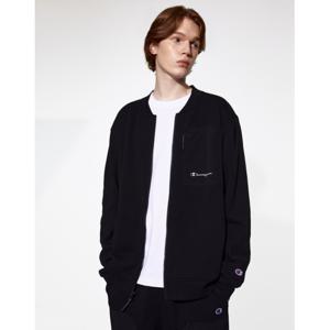 챔피온 23FW US친환경 Global Explorer Fleece 기모 봄버자켓 (BLACK) CKJA3F009BK