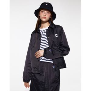 챔피온 23FW ASIA 여성 C로고 기모 안감 코치 자켓 (BLACK) CKJA3F071BK