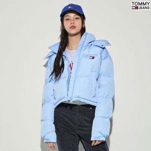 [타미진]장원영 FW캠페인 TOMMY 알레스카 덕다운 크롭패딩 점퍼