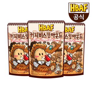 [본사직영] 바프 커피비스킷 아몬드 190g 3봉 세트