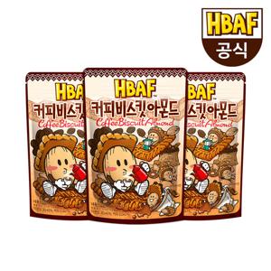 [본사직영] 바프 커피비스킷 아몬드 120g 3봉 세트