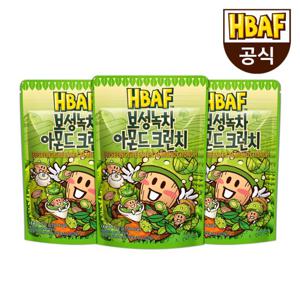 [본사직영] 바프 보성녹차 아몬드 크런치 100g 3봉 세트