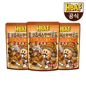 [본사직영] 바프 초코츄러스맛 아몬드 120g 3봉 세트