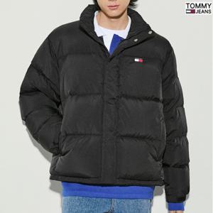 [타미진]남성 TOMMY 뱃지 박시핏 다운패딩 점퍼