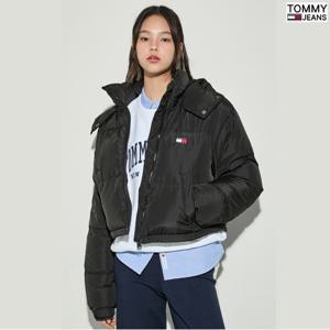 [타미진]장원영 TOMMY 알레스카 덕다운 크롭패딩 점퍼