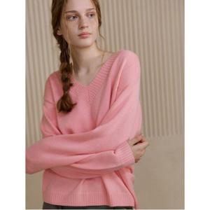 [코텔로] Vneck Knit Pullover  Strawberry milk (WE3951B20X)