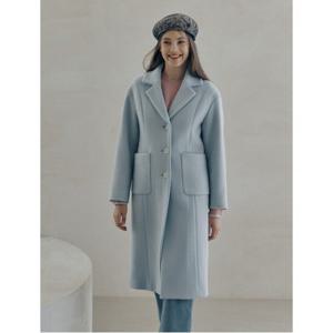 [코텔로] Wool Feminine Coat  Sky blue (WE2Y30T85Q)