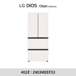 LG 디오스 오브제 김치냉장고 메탈 베이지 402L Z403MEEF53