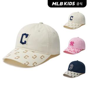 [MLB키즈]24SS 클래식 모노그램 챙배색 볼캡 (3color) 7ACPM014N