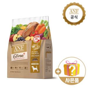 ANF 식스프리플러스 인도어 독 오리고기&연어 1.6kg+돌돌이