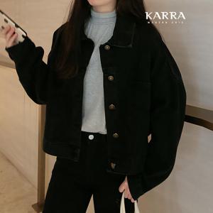 KARRA 베인워싱흑청자켓_A4S0098