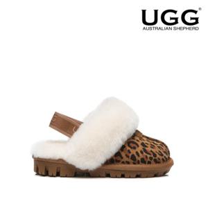 [국내배송]UGG 키즈 호주  어그 수지 밴드 슬리퍼 AS2038K 레오파드