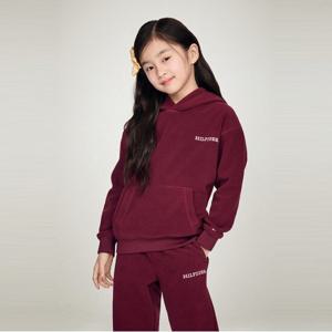 [공식][타미힐피거] [UNISEX] 폴라 플리스 후디 (T42E7KKO630BT1