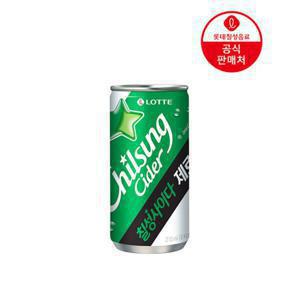 [직영] 롯데칠성 칠성사이다 제로 210ml x 30캔