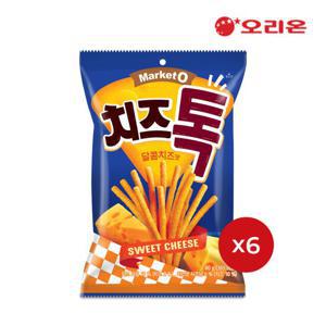 [오리온] 마켓오 치즈톡 달콤치즈맛(80g) x 6개