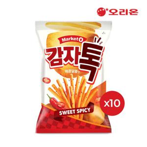 [오리온] 마켓오 감자톡 매콤달콤(80g) x 10개