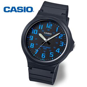 [정품] CASIO 카시오 MW-240-2B 남성 공용 학생 저소음 수능시계