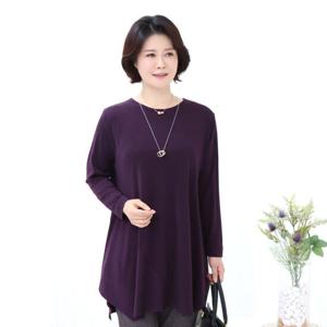 엄마옷라운드티셔츠-TS009221 빅사이즈 40-50대 중년