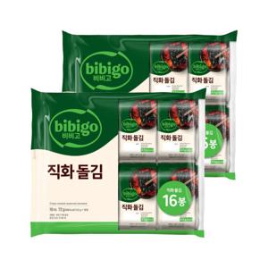 비비고 직화돌김 4.5g 16개입 x2개(총 32개)