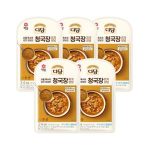 다담 청국장찌개 양념 130g x5개