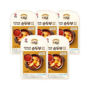 다담 순두부찌개 양념 140g x5개