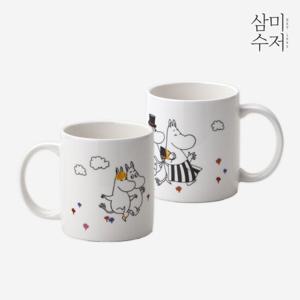 [삼미수저] 무민 프렌즈 머그컵세트 2P