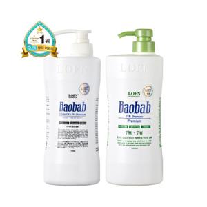 로픈 바오밥 트리트먼트 1000g+건성샴푸 1000ml