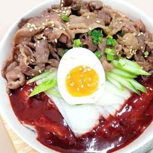 맛있는녀석들 석쇠구이 고기 냉면(물/비빔) 2팩