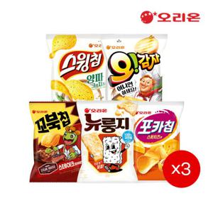 신상5종세트(스테이크3+뉴룽지3+스윗치즈3+양파크림3+오감자3)