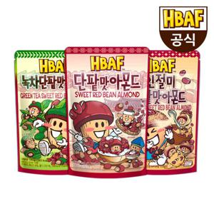 [본사직영] 바프 단팥맛 아몬드 190g 3종 (단팥/인절미/녹차)