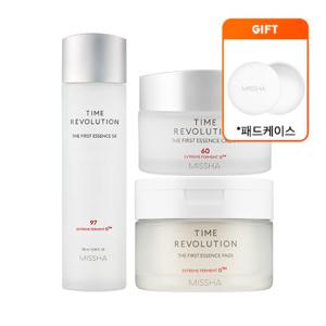 [단독][미샤] 퍼스트 에센스180ml+패드75매+크림50ml+케이스