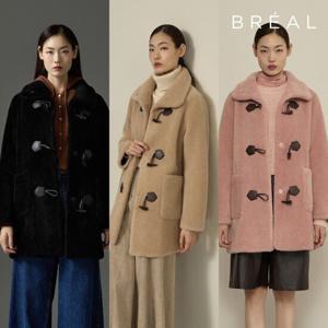 브리엘 24FW FAUX 퍼 더플코트