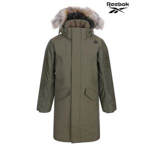 [리복]Reebok 남성 크레이닝 롱 패딩 카키 OC LONG PBOMBER JACKET REJU1F903K2