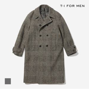 [T.I FORMEN] 체크 변형 더블 맥코트 익스탠드_M228MCT552M