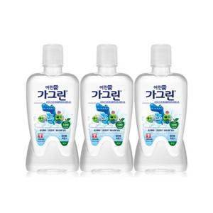 동아제약 어린이 가그린 사과 380ml x 3개 /구강청결제 충치예방