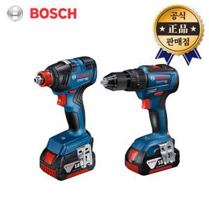 BOSCH 브러쉬리스충전콤보세트 GDX18V-200&GSB18V-55 1/2인치 2배터리 5.0Ah 보쉬 임팩드라이버