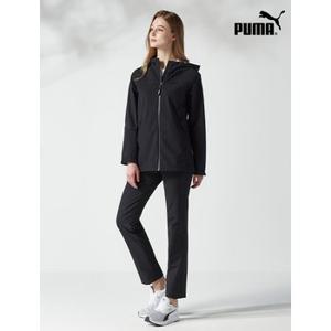 [PUMA] 우븐 트랙수트 세트 여성 (블랙)