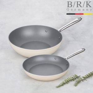 [BRK] 에볼루션 풀 인덕션 후라이팬 2종세트(24cm+WOK28cm)