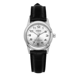 카시오 CASIO LTP-V001L-7BUDF (LTP-V001L-7B) 아날로그 여성 가죽시계 25mm