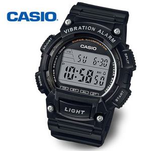 [정품] CASIO 카시오 진동알람 10년전지 군인시계 W-736H-1AV