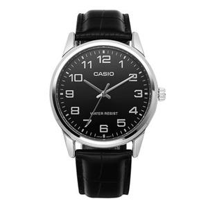 카시오 CASIO MTP-V001L-1BUDF (MTP-V001L-1B) 아날로그 남성 가죽시계 38mm