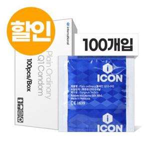 큐원 아이콘 Q1 대용량 벌크 초박형 콘돔 100개입 -할인